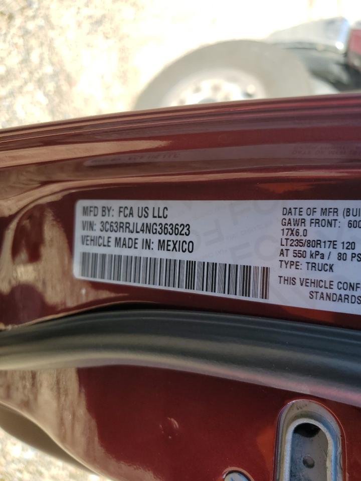 2022 Ram 3500 Laramie VIN: 3C63RRJL4NG363623 Lot: 92838905