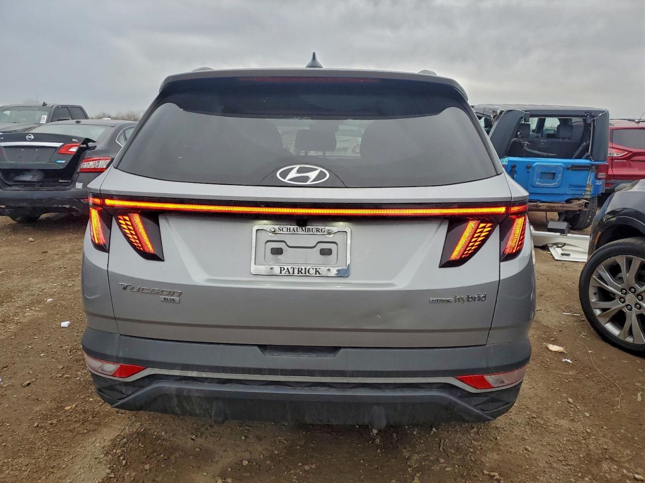 2022 Hyundai Tucson Blue VIN: KM8JBCA13NU022125 Lot: 94179525