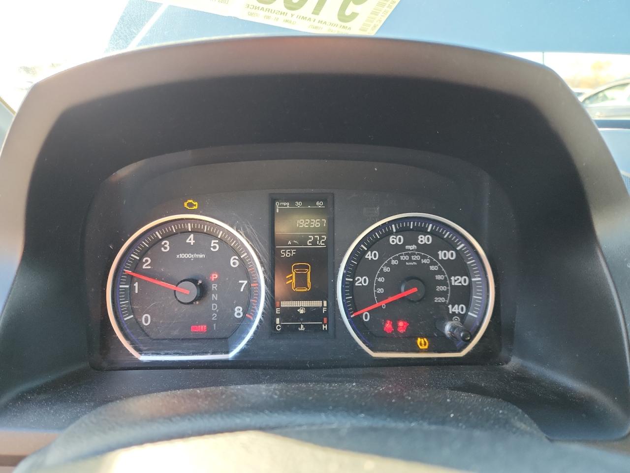 2007 Honda Cr-V Exl VIN: JHLRE48727C087722 Lot: 91605425