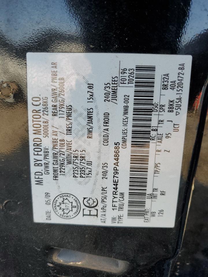 2009 Ford Ranger Super Cab VIN: 1FTYR44E79PA48685 Lot: 93649945