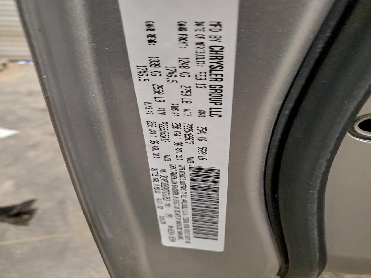 2013 Dodge Journey Sxt VIN: 3C4PDDBGXDT631853 Lot: 93945715