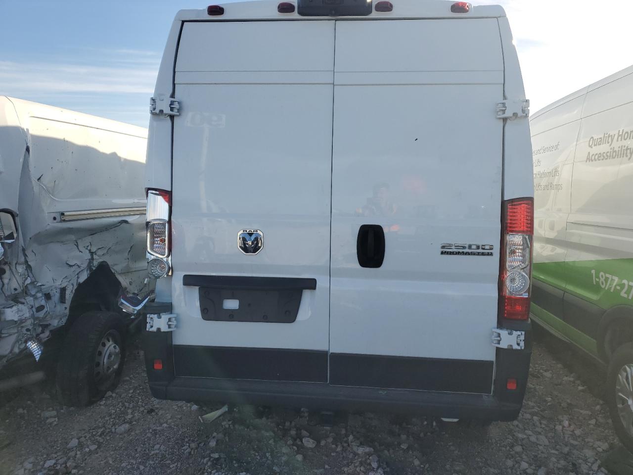 2023 Ram Promaster 2500 2500 High VIN: 3C6LRVDG3PE577637 Lot: 60309335