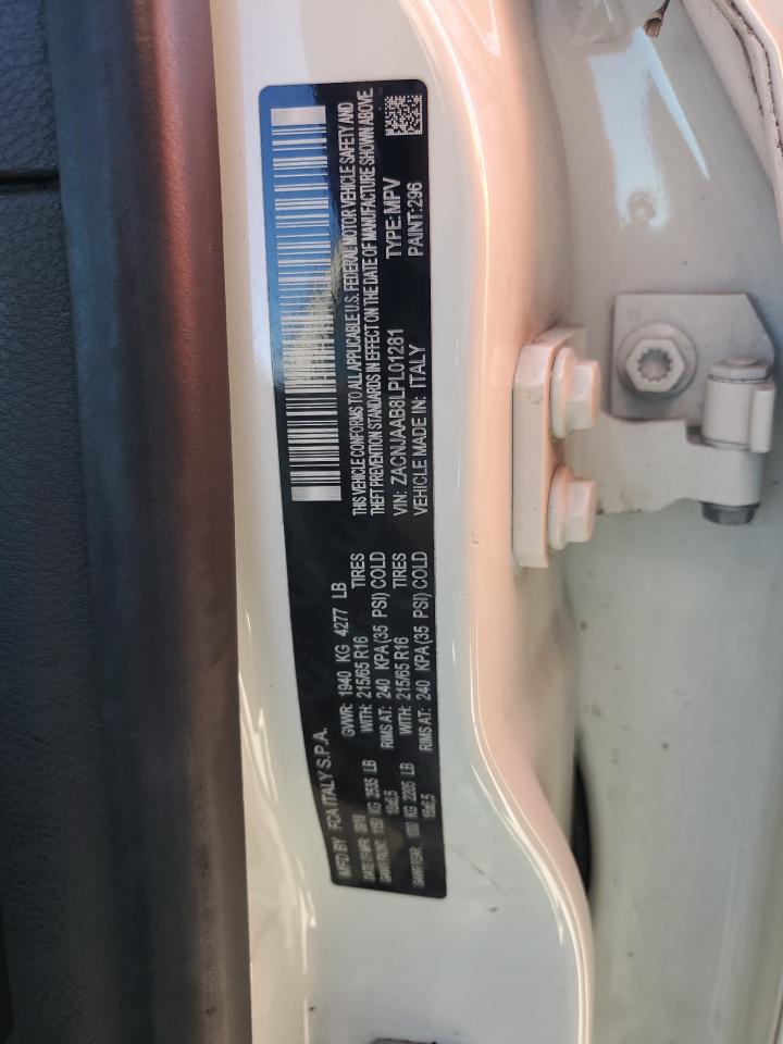 2020 Jeep Renegade Sport VIN: ZACNJAAB8LPL01281 Lot: 91818545