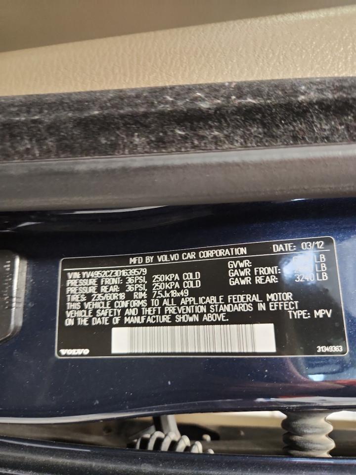 2013 Volvo Xc90 3.2 VIN: YV4952CZ3D1639579 Lot: 92901705