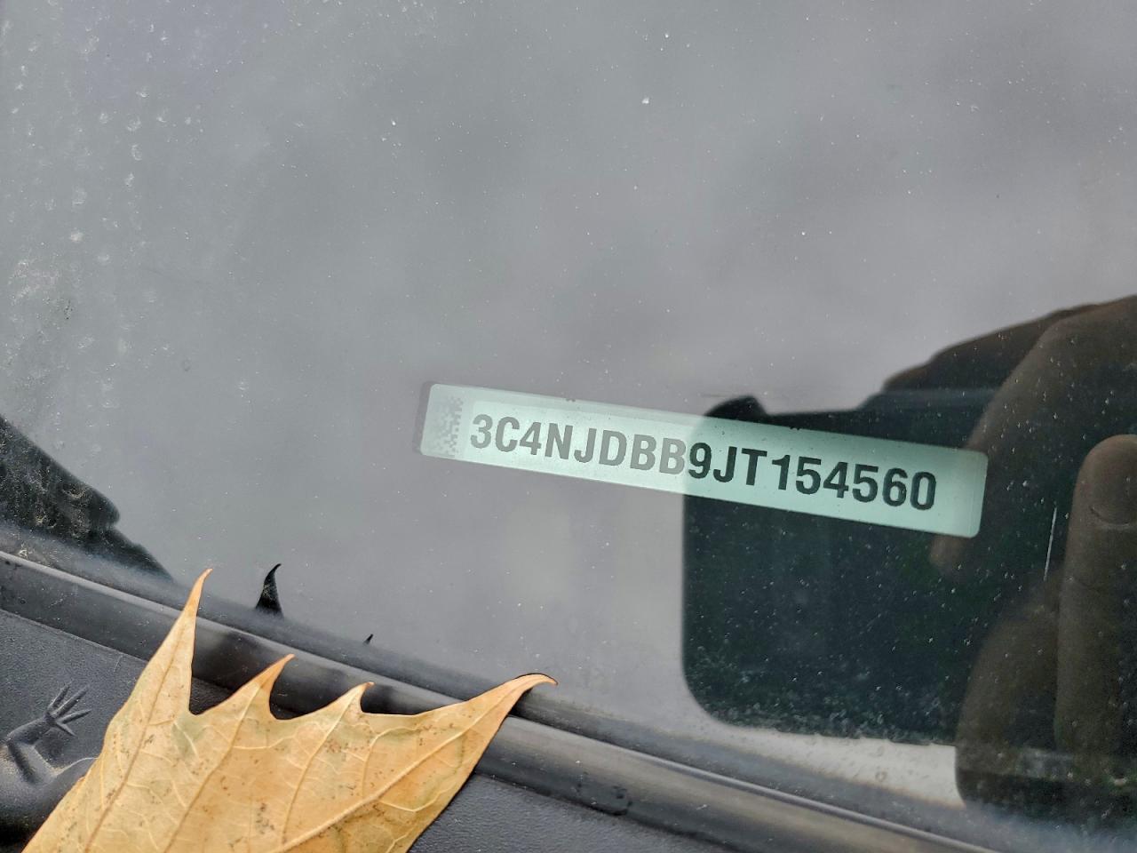 2018 Jeep Compass Latitude VIN: 3C4NJDBB9JT154560 Lot: 94105835
