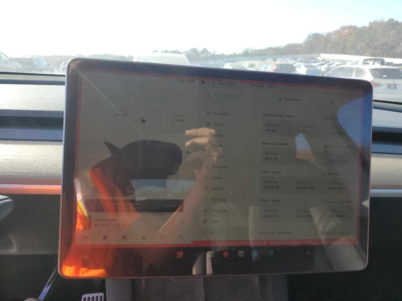 2023 Tesla Model Y VIN: 7SAYGDEE6PA030173 Lot: 93333355