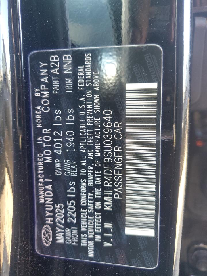 2025 Hyundai Elantra N Line VIN: KMHLR4DF9SU039640 Lot: 92274075