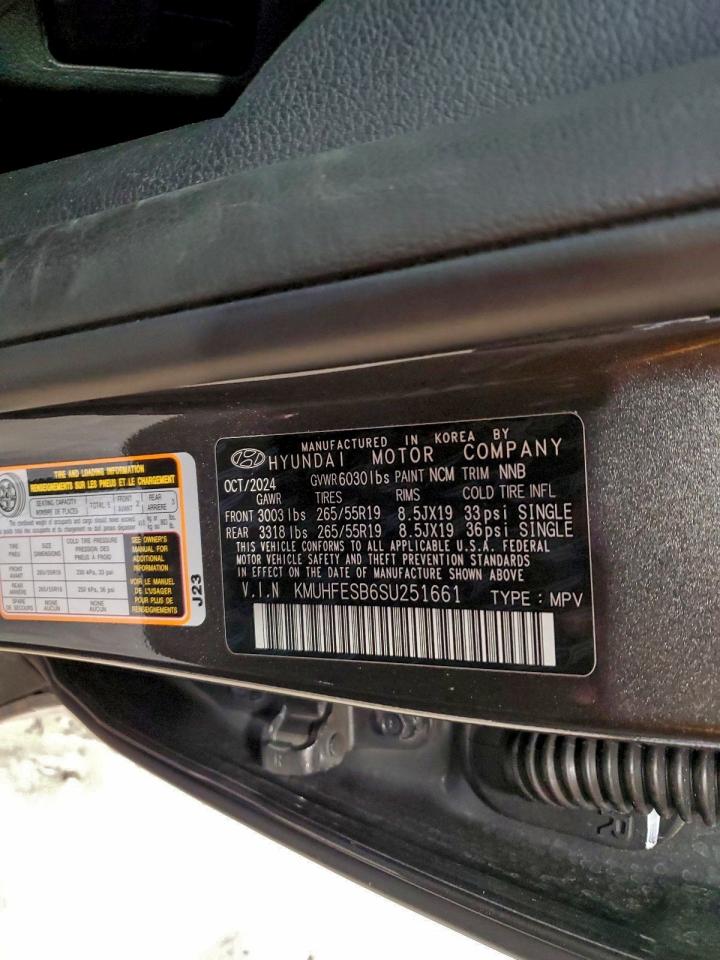 2025 Genesis Gv80 Standard VIN: KMUHFESB6SU251661 Lot: 93940555