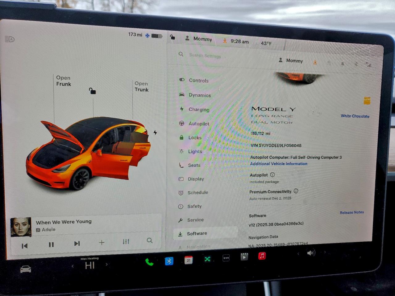 2020 Tesla Model Y VIN: 5YJYGDEE9LF056048 Lot: 93149215