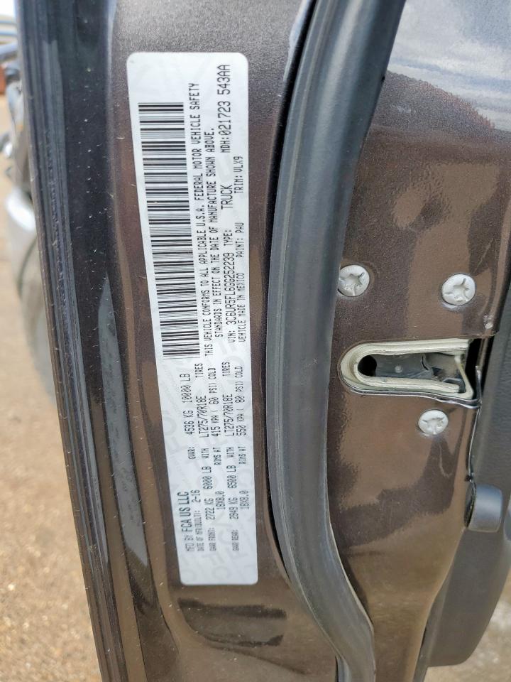 2016 Ram 2500 Laramie VIN: 3C6UR5FL6GG252239 Lot: 91649385