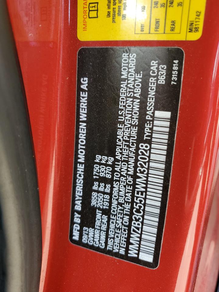 2014 Mini Cooper Countryman VIN: WMWZB3C55EWM32028 Lot: 91687935