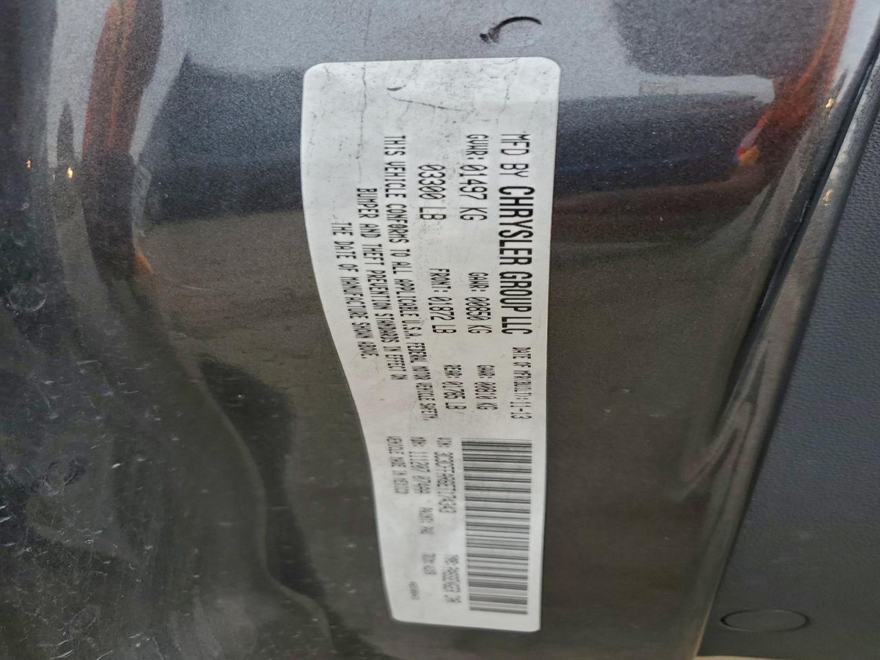 2014 Fiat 500 Pop VIN: 3C3CFFAR6ET174343 Lot: 93602465