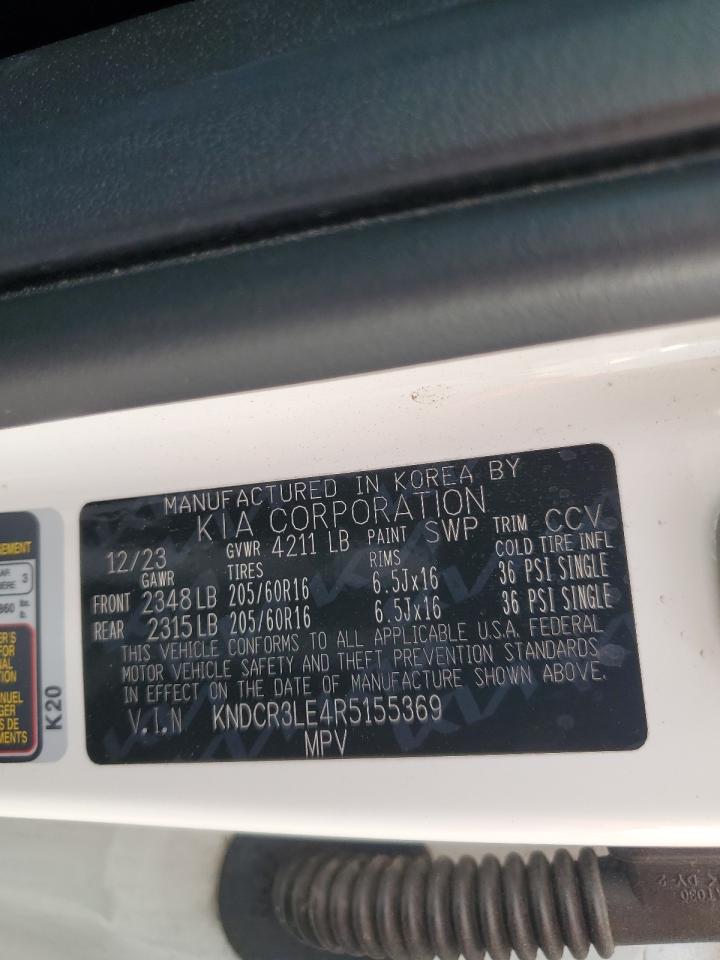 2024 Kia Niro Ex VIN: KNDCR3LE4R5155369 Lot: 92667895