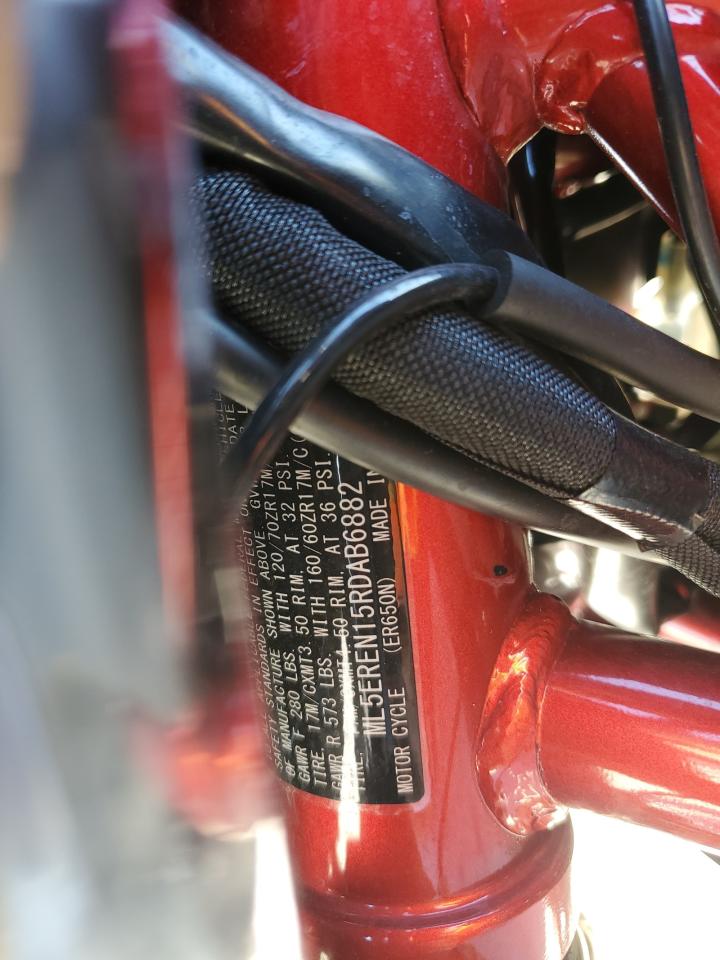 2024 Kawasaki Er650 N VIN: ML5EREN15RDAB6882 Lot: 82777115