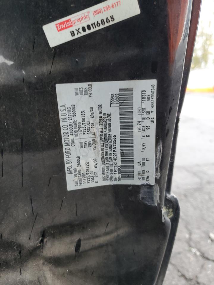 2001 Ford Ranger Super Cab VIN: 1FTYR14E21PA23566 Lot: 90271545