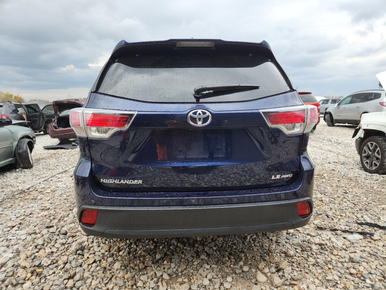 2015 Toyota Highlander Le VIN: 5TDBKRFH6FS184080 Lot: 91184045