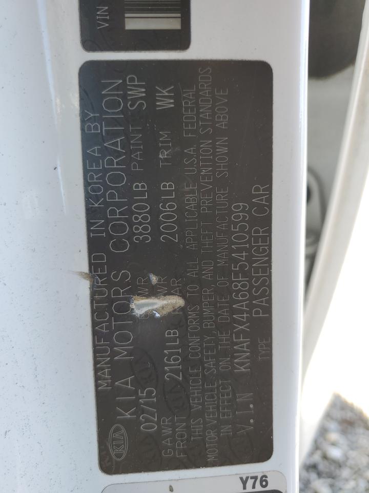 2015 Kia Forte Lx VIN: KNAFX4A68F5410599 Lot: 90679485