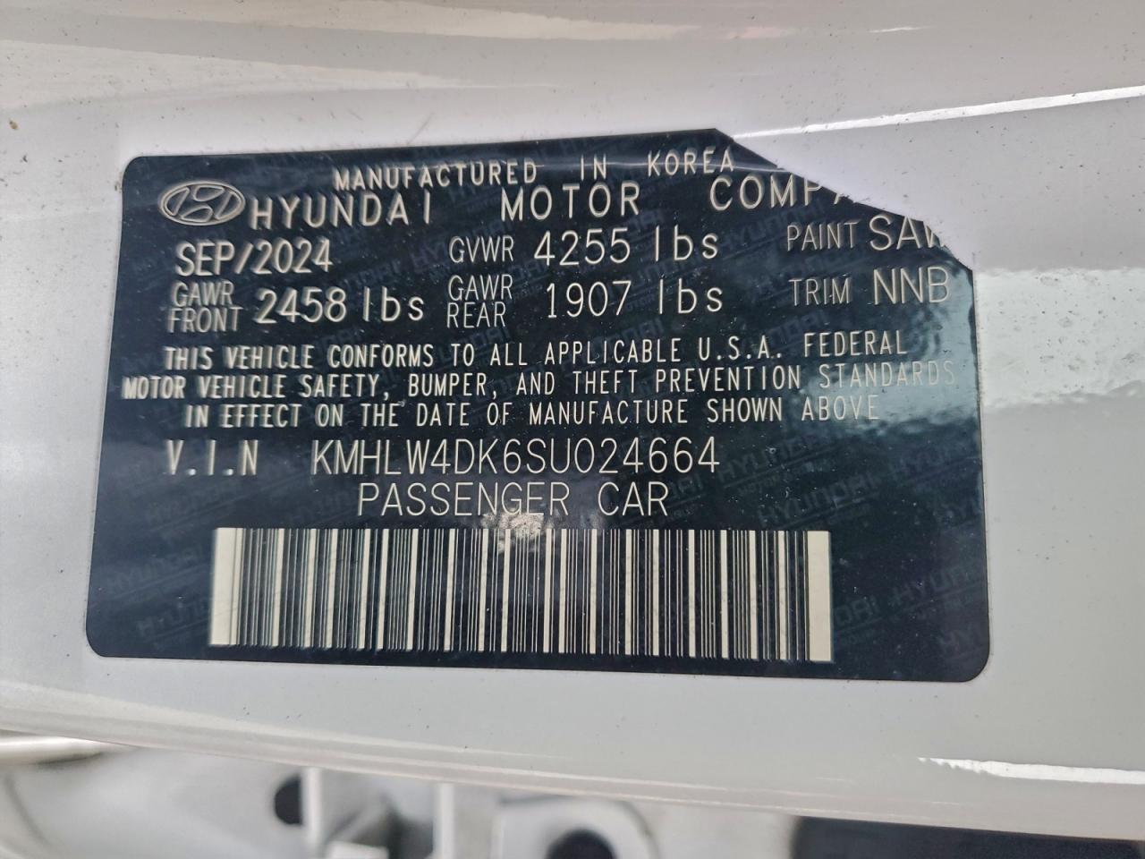 2025 Hyundai Elantra N VIN: KMHLW4DK6SU024664 Lot: 93347775