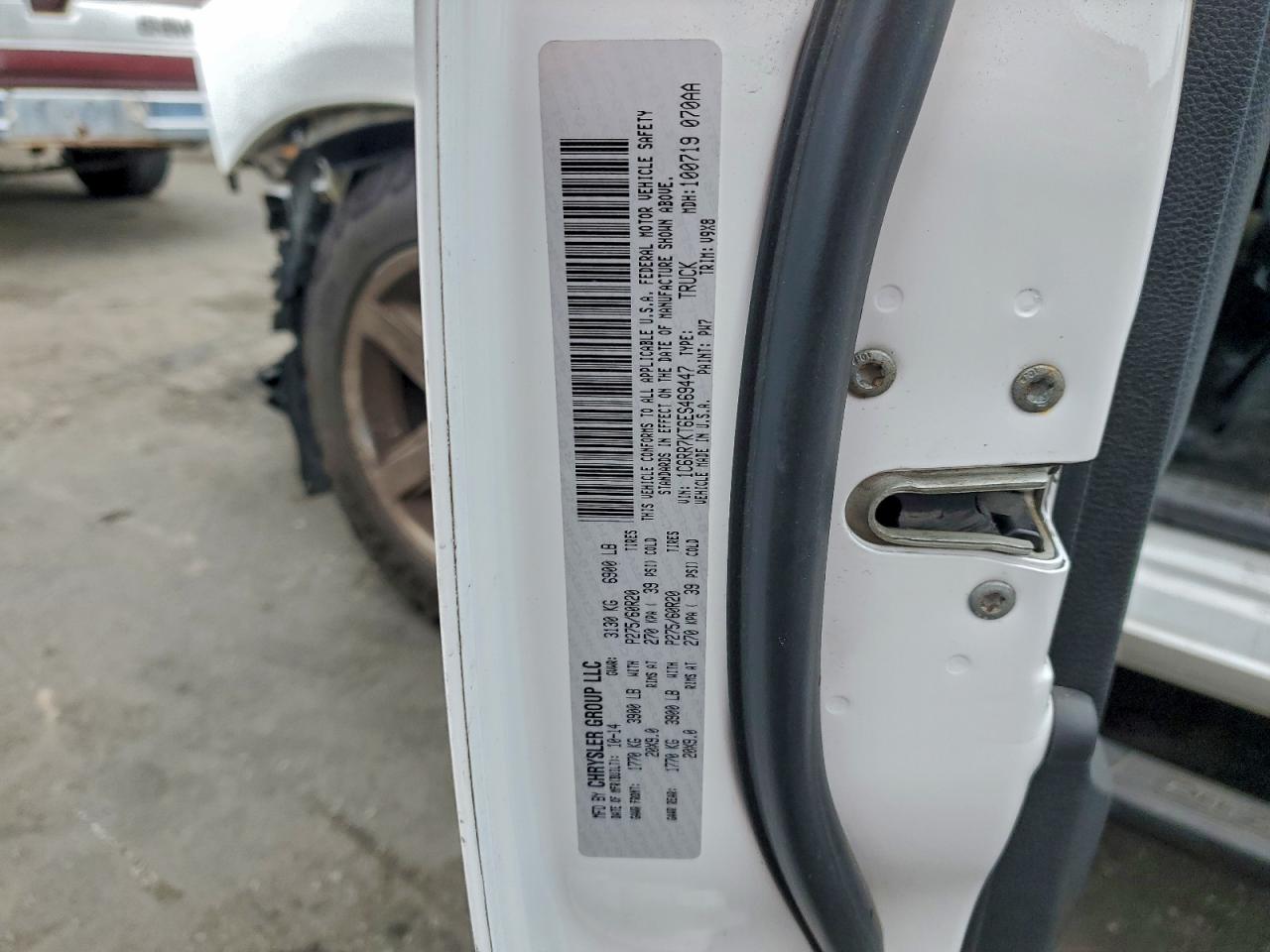 2014 Ram 1500 St VIN: 1C6RR7KT6ES469447 Lot: 94375005