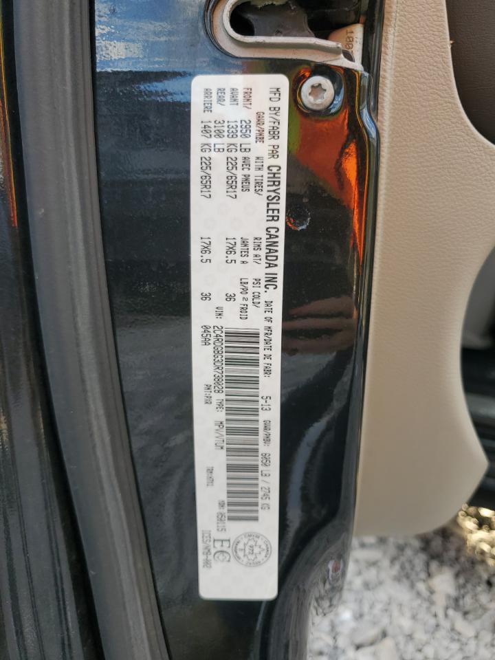 2013 Dodge Grand Caravan Se VIN: 2C4RDGBG3DR738028 Lot: 91319715