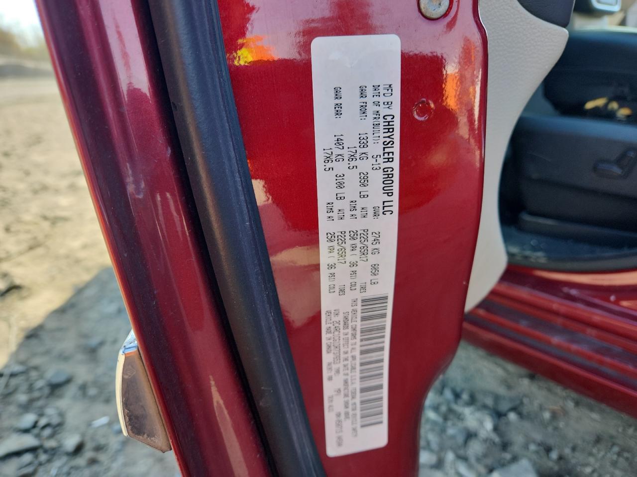 2013 Chrysler Town & Country Touring L VIN: 2C4RC1CG1DR737653 Lot: 91901335