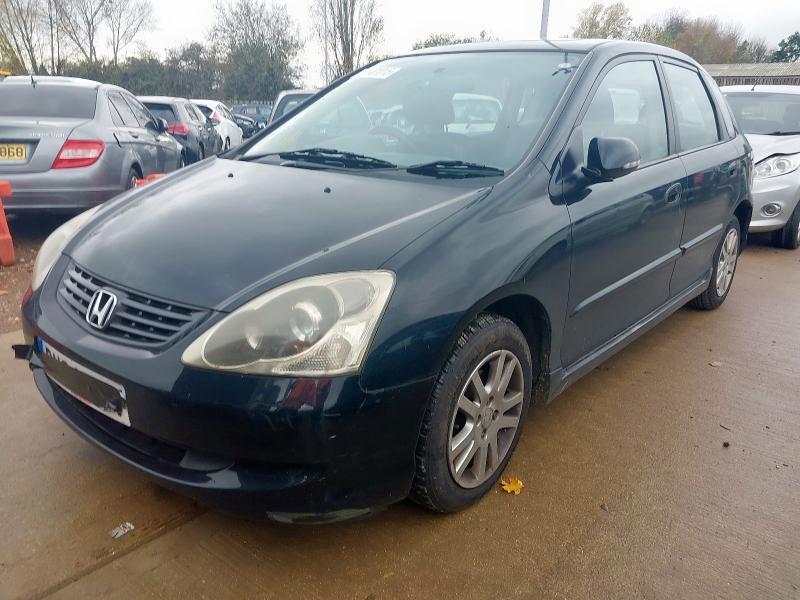 2004 HONDA CIVIC 1.6 I-VTEC EXECUTIVE 5DR AUTO for sale at Copart SANDY