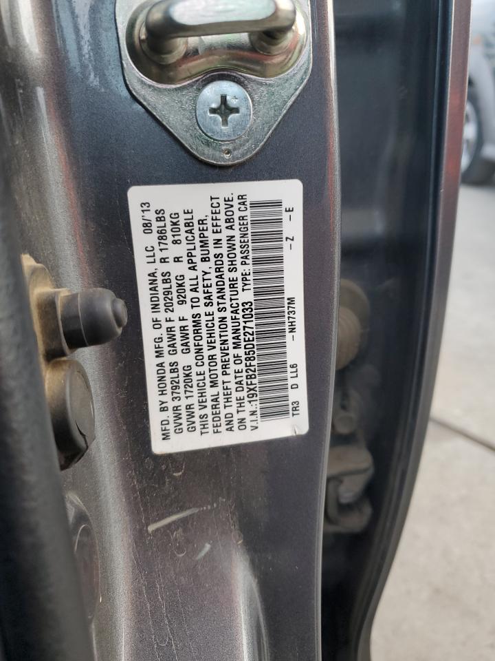 2013 Honda Civic Ex VIN: 19XFB2F85DE271033 Lot: 93322765