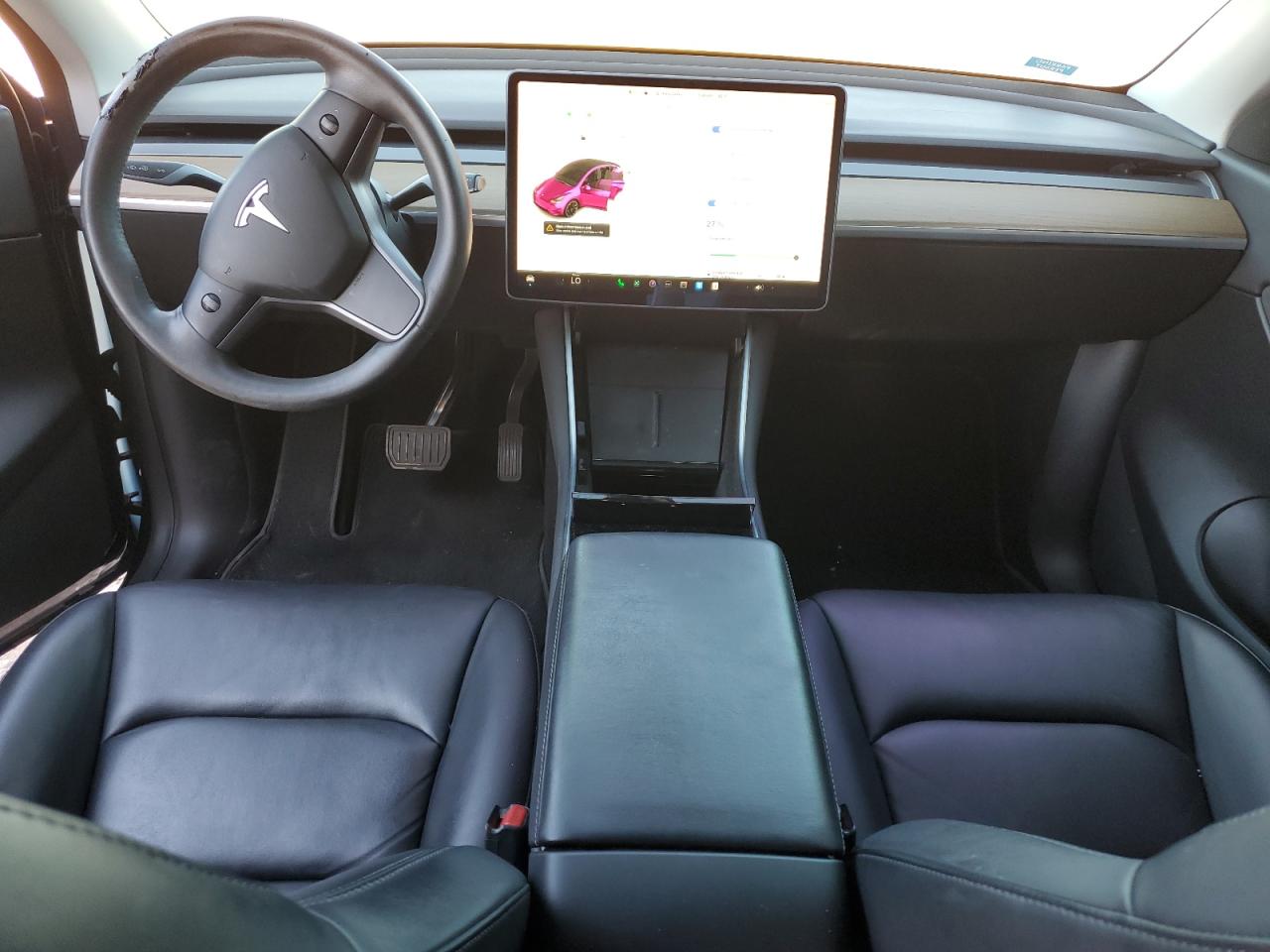 2021 Tesla Model Y VIN: 5YJYGDED7MF112805 Lot: 91308085