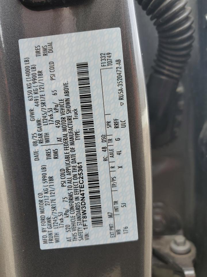 2026 Ford F350 Super Duty VIN: 1FT8W3DN4TEC25361 Lot: 93282505