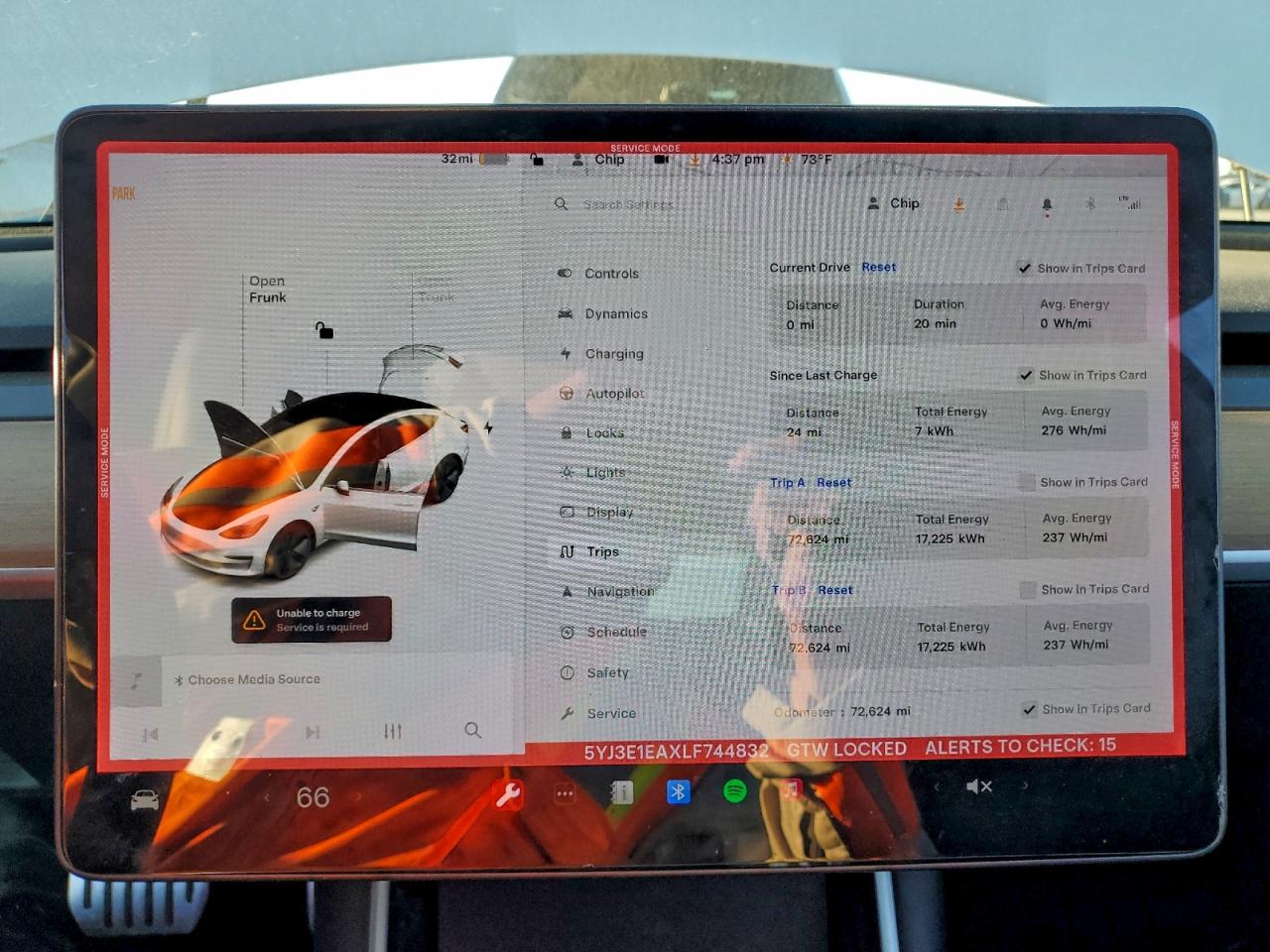 2020 Tesla Model 3 VIN: 5YJ3E1EAXLF744832 Lot: 91272605