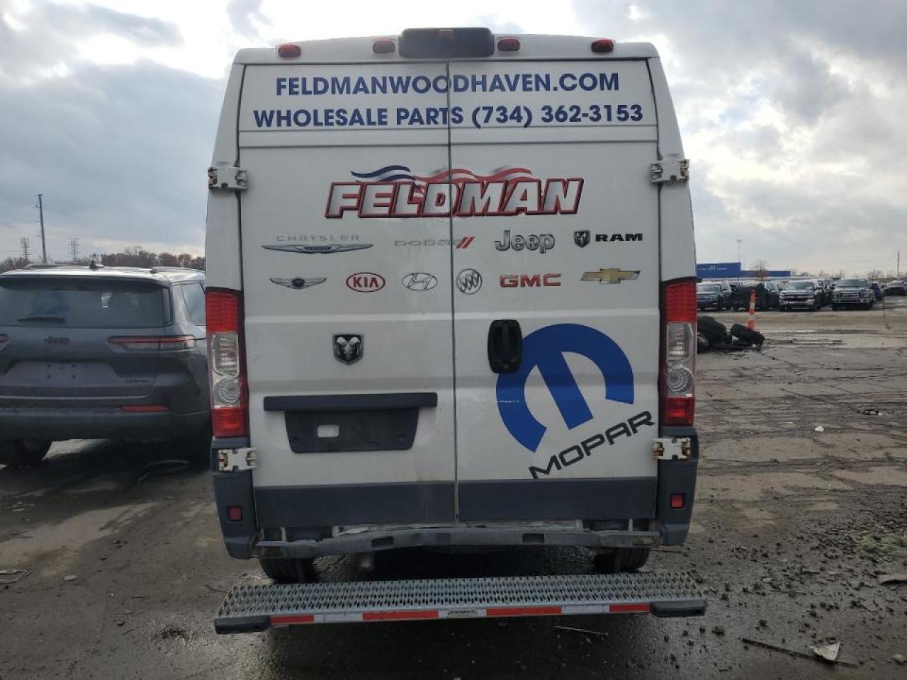 2017 Ram Promaster 2500 Delivery Van VIN: 3C6TRVDG6HE547369 Lot: 91487845