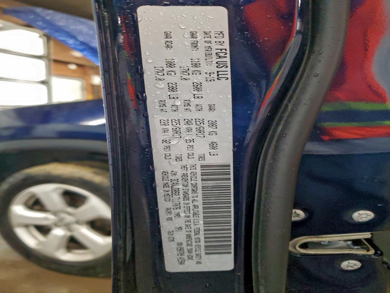 2020 Jeep Compass Latitude VIN: 3C4NJDBB2LT117076 Lot: 93434355