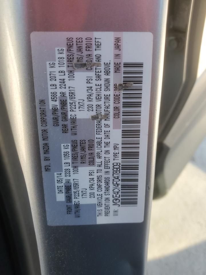 2015 Mazda Cx-5 Touring VIN: JM3KE4CY4F0478909 Lot: 91339565