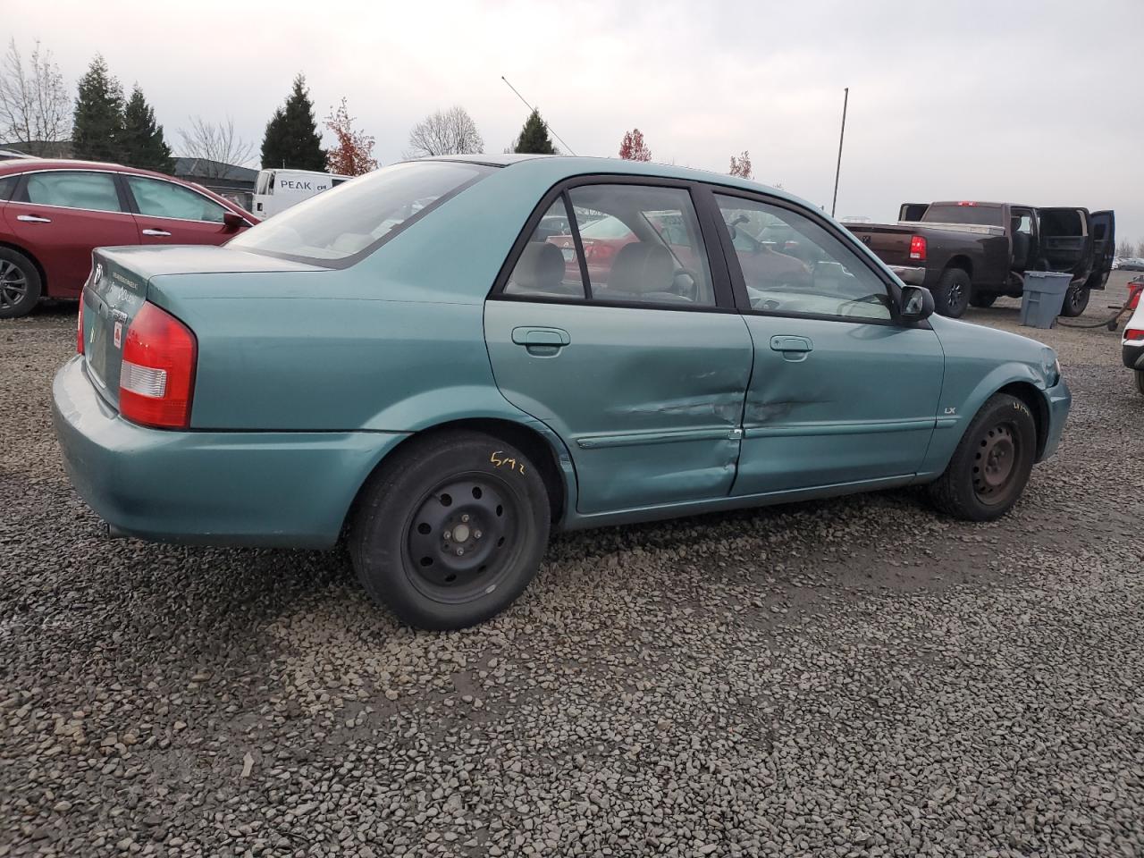 2001 Mazda Protege Dx VIN: JM1BJ222610448065 Lot: 93721325