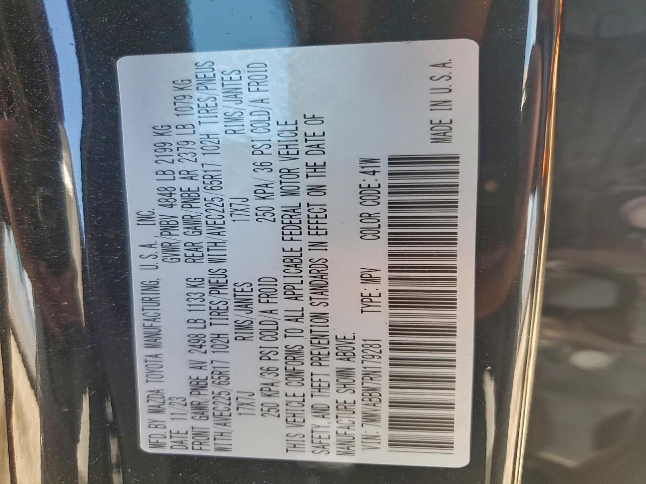 2024 Mazda Cx-50 Preferred VIN: 7MMVABBM7RN179281 Lot: 93938595