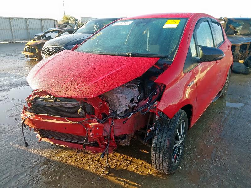 2018 TOYOTA YARIS 1.5 HYBRID ICON TECH 5DR CVT for sale at Copart YORK