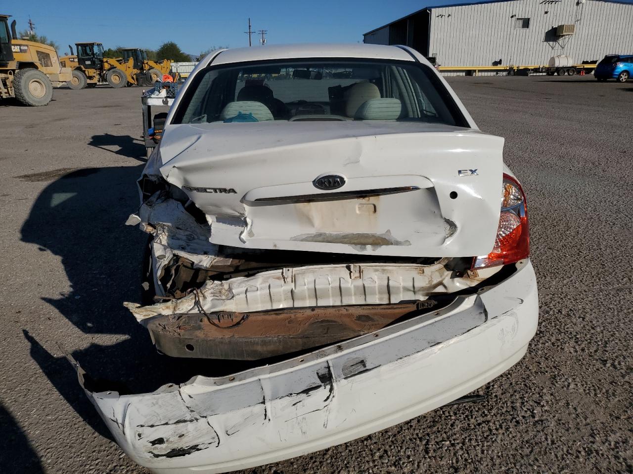 2005 Kia Spectra Lx VIN: KNAFE121955141826 Lot: 91620435