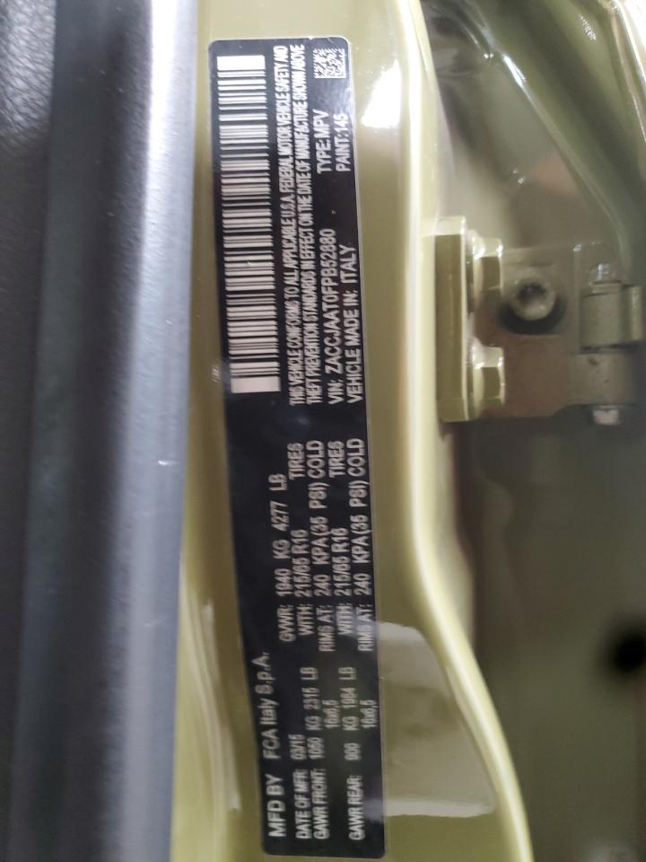 2015 Jeep Renegade Sport VIN: ZACCJAAT0FPB52880 Lot: 91431955