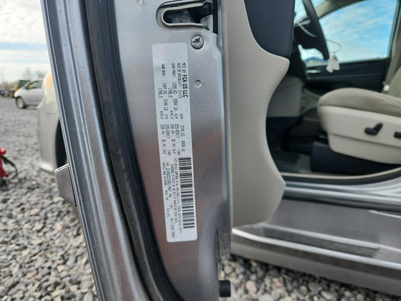 2016 Dodge Grand Caravan Sxt VIN: 2C4RDGCG7GR217607 Lot: 92293185