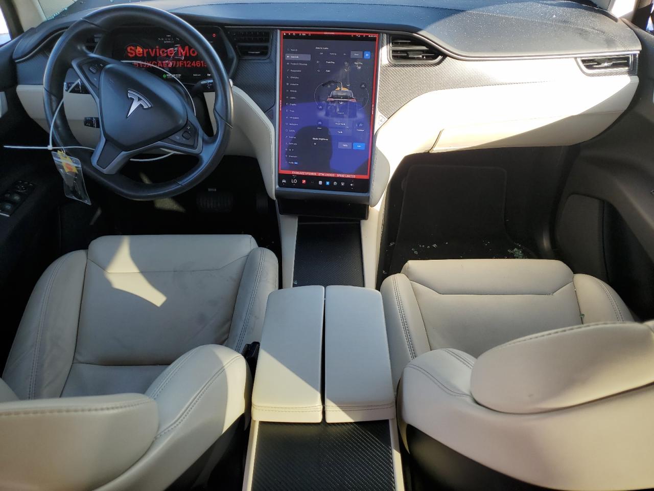 2018 Tesla Model X VIN: 5YJXCAE27JF124615 Lot: 90008425