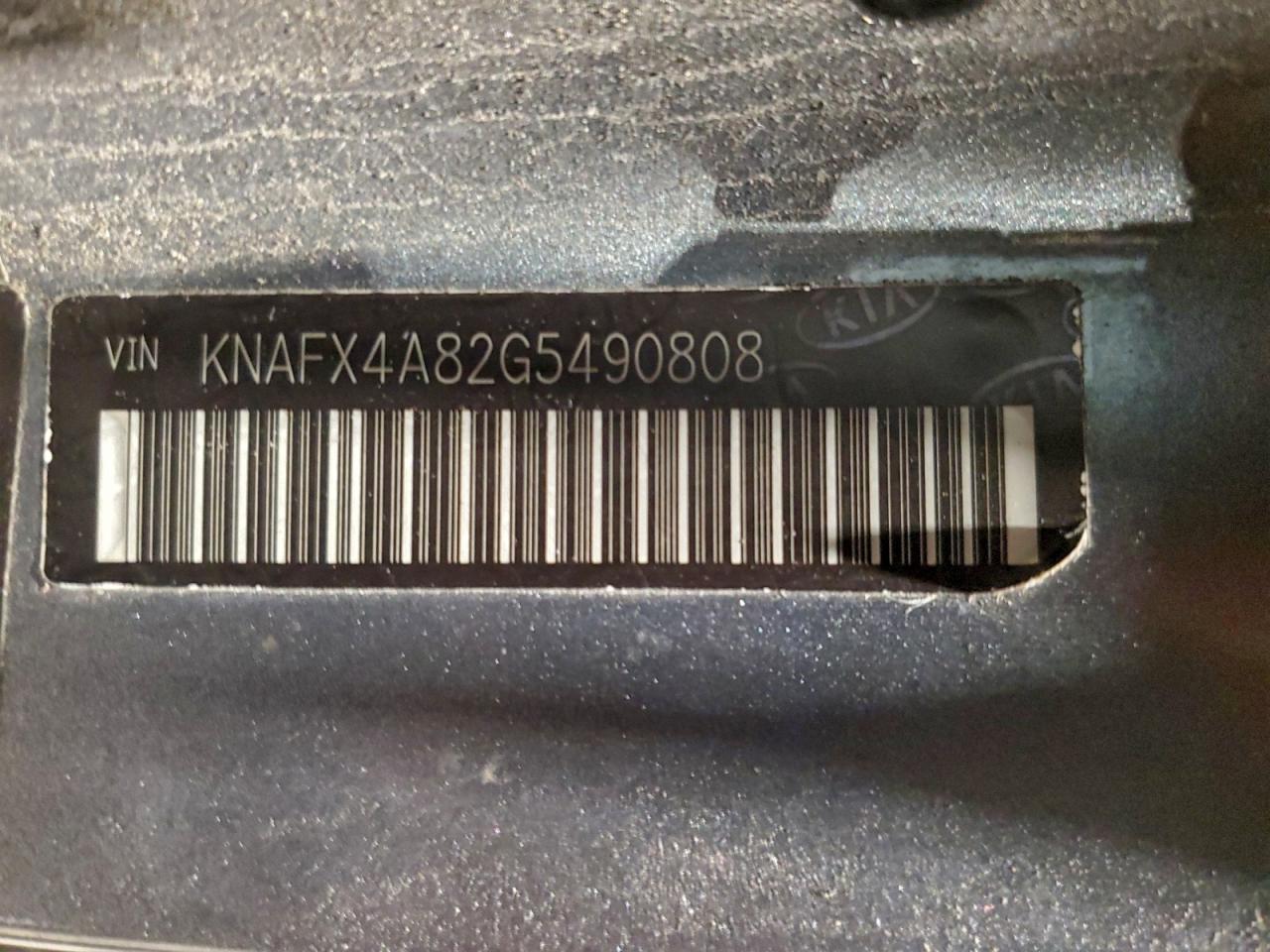 2016 Kia Forte Ex VIN: KNAFX4A82G5490808 Lot: 93772885