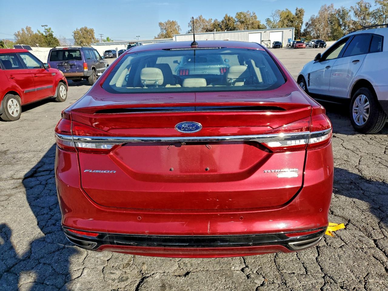 2017 Ford Fusion Titanium VIN: 3FA6P0K90HR413698 Lot: 93815695
