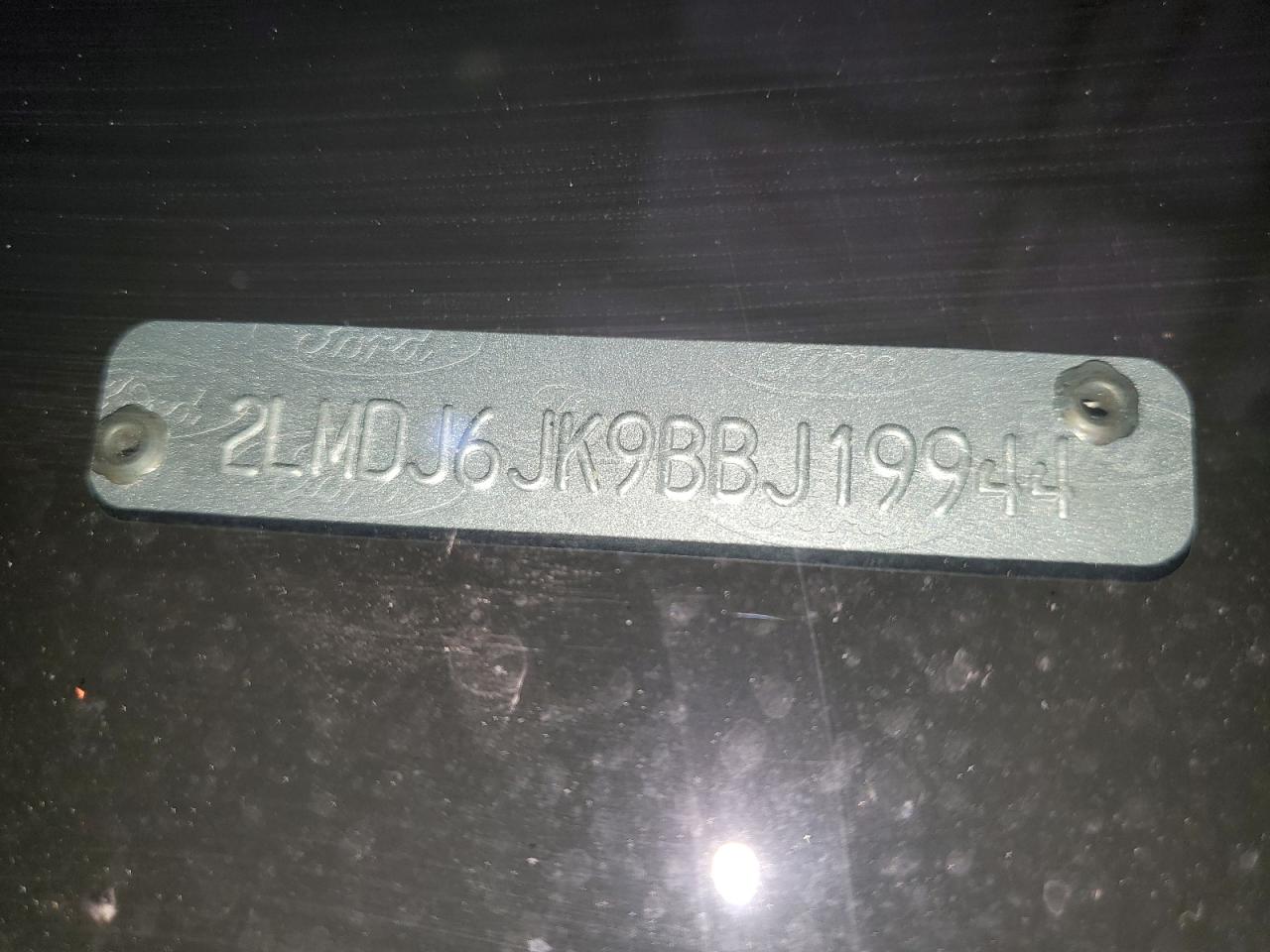 2011 Lincoln Mkx VIN: 2LMDJ6JK9BBJ19944 Lot: 93261475