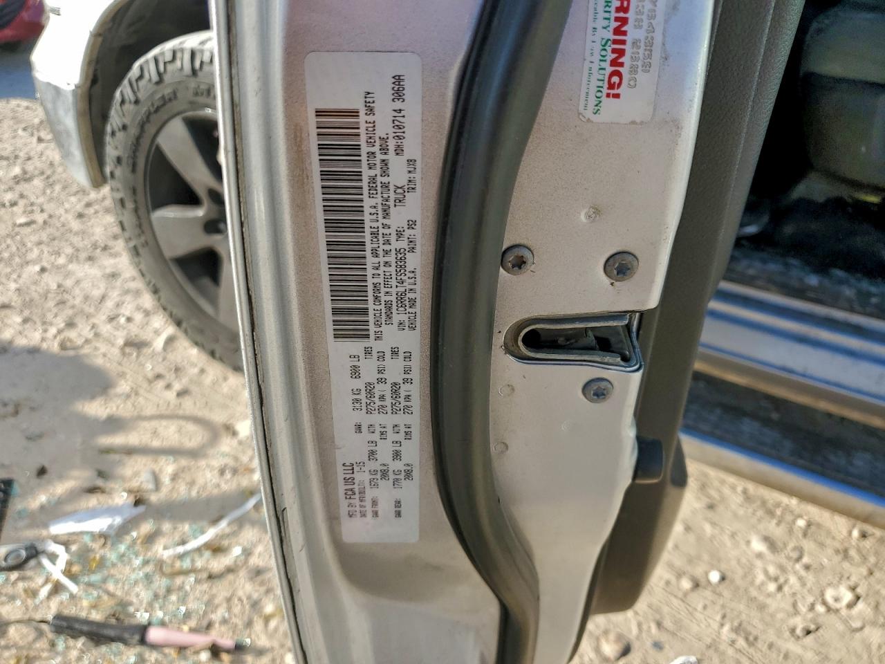 2015 Ram 1500 Slt VIN: 1C6RR6LT4FS583635 Lot: 92764045