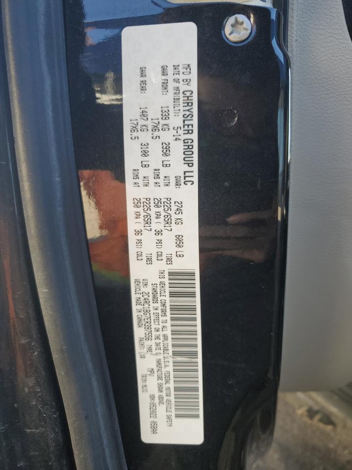 2014 Chrysler Town & Country Touring VIN: 2C4RC1BG7ER397556 Lot: 91088265