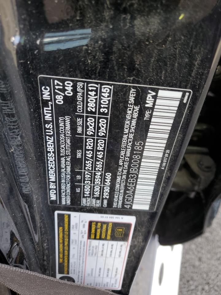 2018 Mercedes-Benz Gle 43 Amg VIN: 4JGDA6EB3JB008185 Lot: 91795325