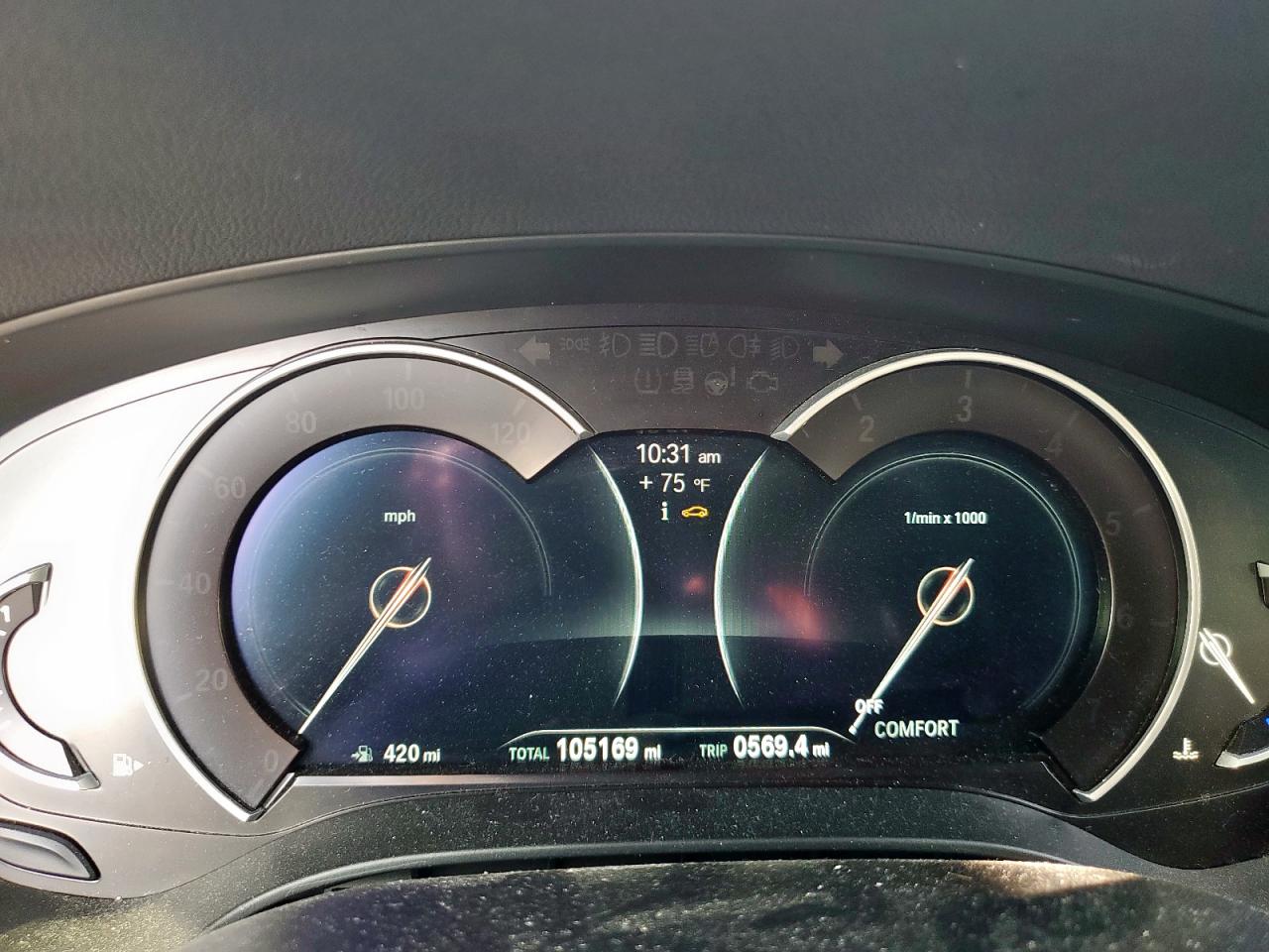 2019 BMW 530 Xi VIN: WBAJA7C54KWW41960 Lot: 93318385