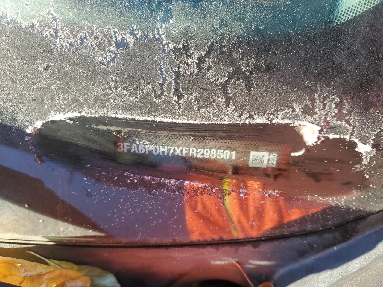 2015 Ford Fusion Se VIN: 3FA6P0H7XFR298501 Lot: 93395745