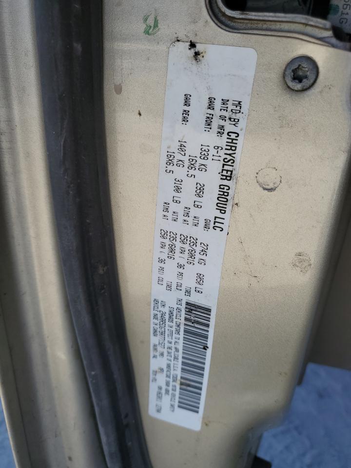 2011 Chrysler Town & Country Touring VIN: 2A4RR5DG7BR771527 Lot: 93425915