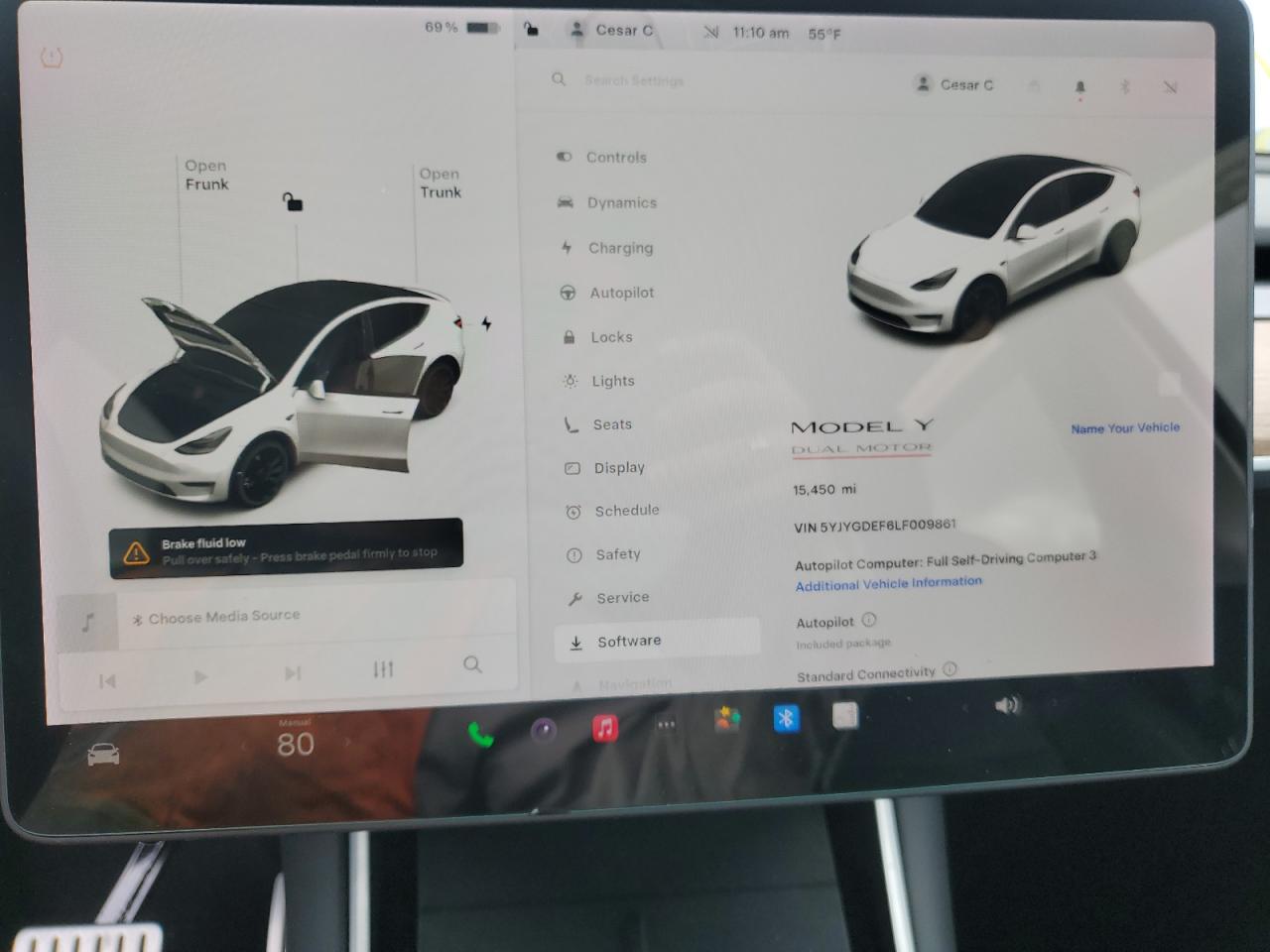 2020 Tesla Model Y VIN: 5YJYGDEF6LF009861 Lot: 89860545